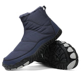 Bottines Barefoot Hiver Unisexes Chaudes Antidérapantes avec Fourrure Intérieure