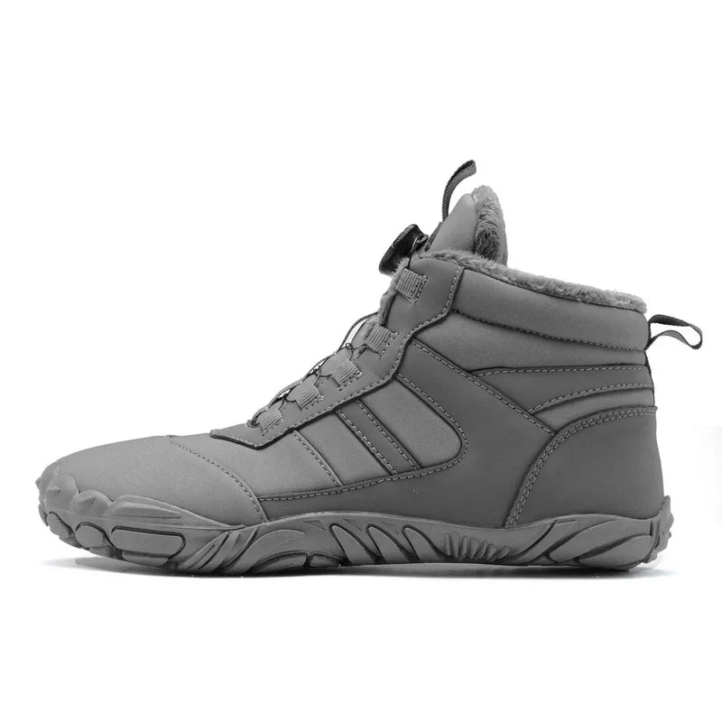 Bottines d’hiver unisexes fourrées et antidérapantes