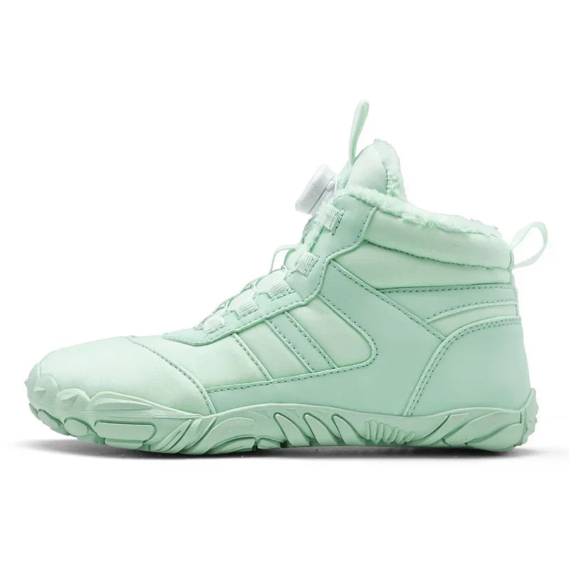 Bottines d’hiver unisexes fourrées et antidérapantes