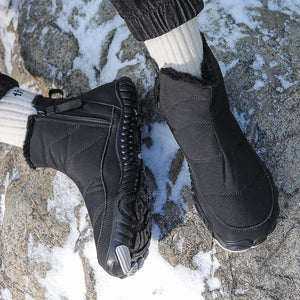 Bottines Barefoot Hiver Unisexes Chaudes Antidérapantes avec Fourrure Intérieure