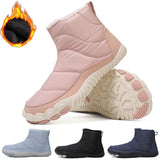 Bottines Barefoot Hiver Unisexes Chaudes Antidérapantes avec Fourrure Intérieure