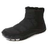 Bottines Barefoot Hiver Unisexes Chaudes Antidérapantes avec Fourrure Intérieure