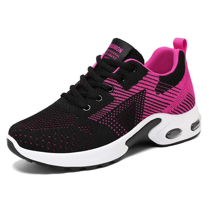 Chaussures de running confortables en maille Flyknit pour femme – Grandes tailles