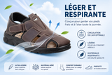 Chaussure confortable en cuir pour homme
