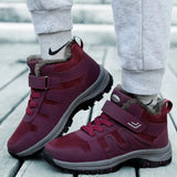 Baskets chaudes en coton pour femme et homme