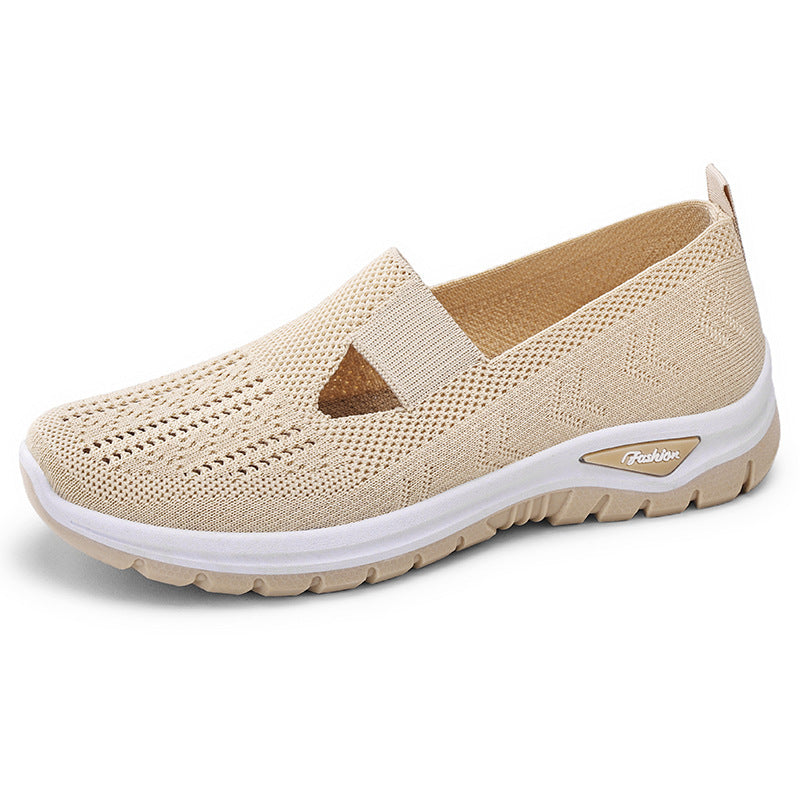 Chaussures en toile à enfiler, en maille respirante, pour femmes,