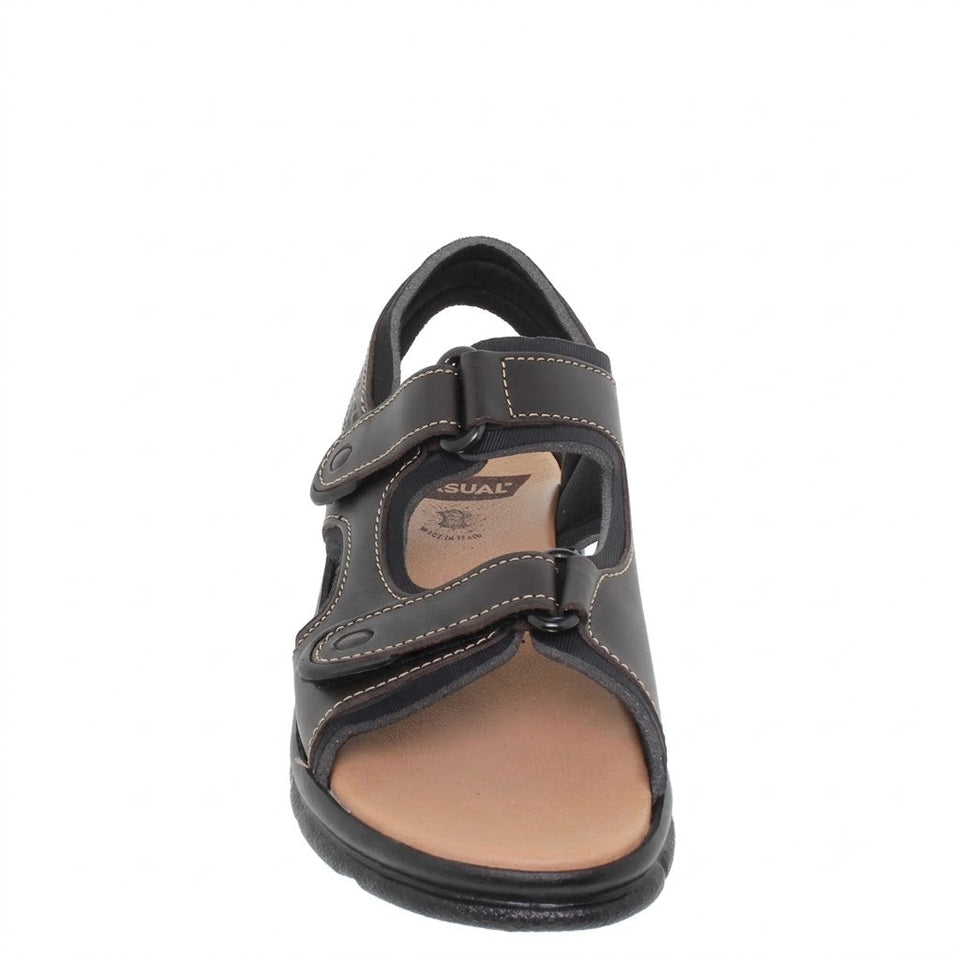 Chaussure en cuir pour homme avec semelle intérieure en cuir et gel