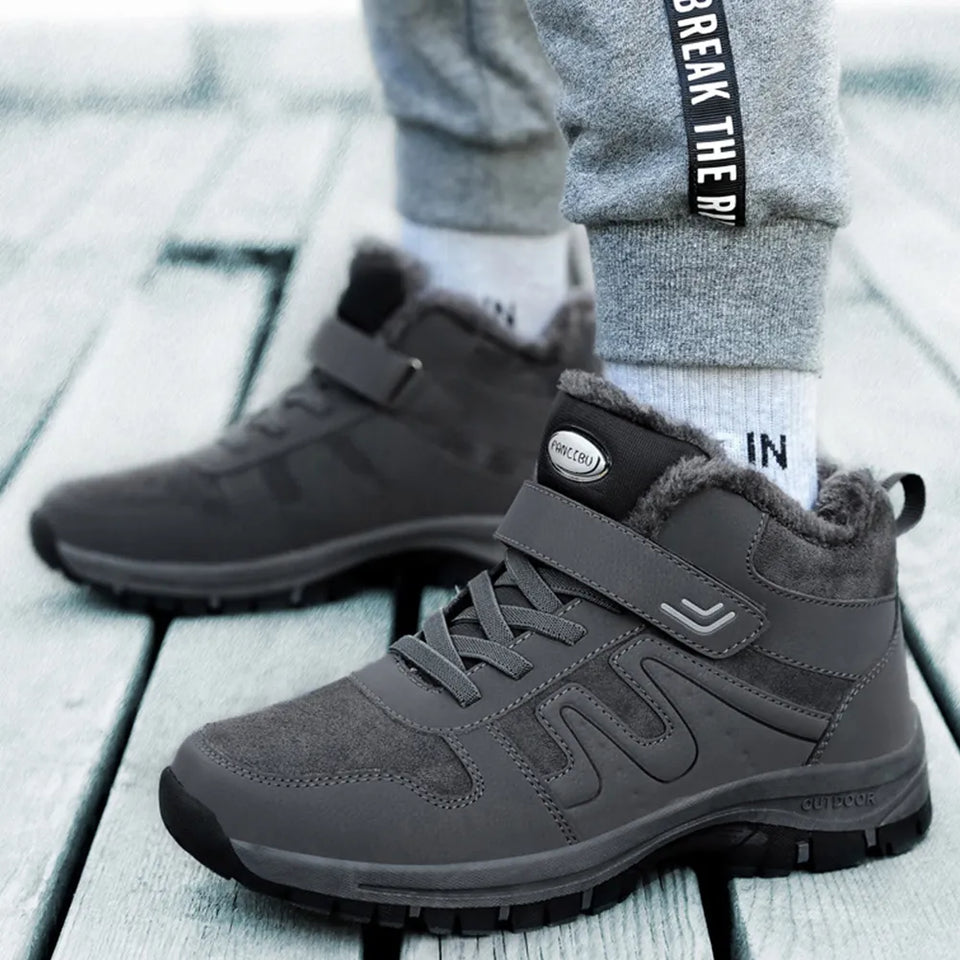 Baskets chaudes en coton pour femme et homme