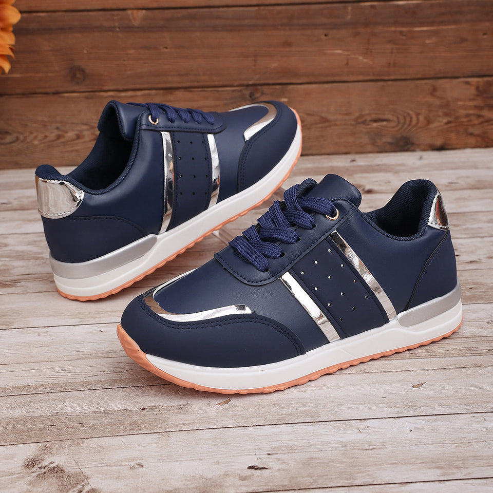 Chaussures à lacets à bout rond