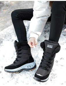 Damen-Schneestiefel zum Schnüren
