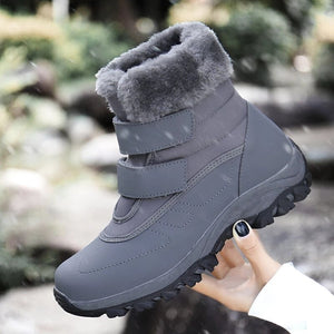 Chaussures fourrées chaudes et doublées pour femmes