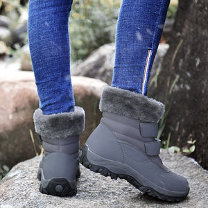 Chaussures fourrées chaudes et doublées pour femmes