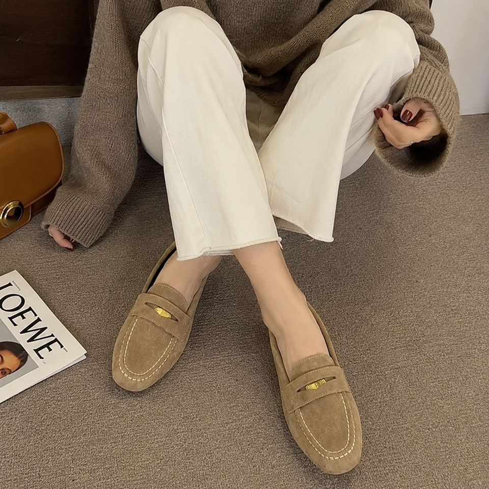 Mocassins Classiques Effet Daim