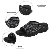 Sandales à semelle souple pour femme – Slip-on en maille