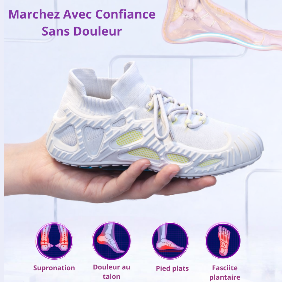 Baskets femme tendance à semelle épaisse en maille