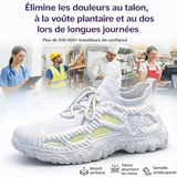 Baskets femme tendance à semelle épaisse en maille