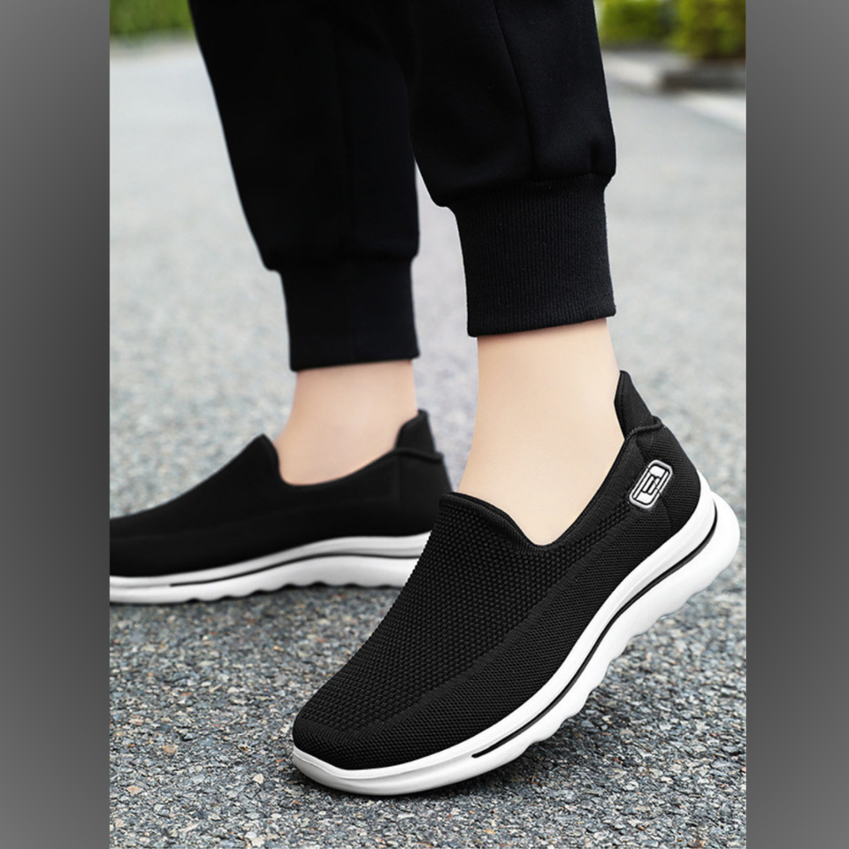Baskets slip-on confortables et respirantes unisexe