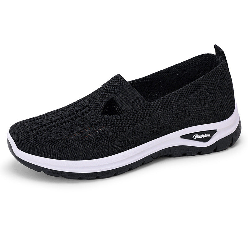 Chaussures en toile à enfiler, en maille respirante, pour femmes,