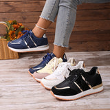 Chaussures à lacets à bout rond