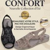 Sandales casual chic à bout ouvert