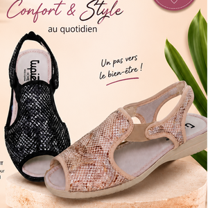 Sandales casual chic à bout ouvert