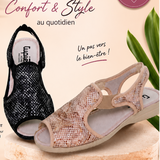 Sandales casual chic à bout ouvert