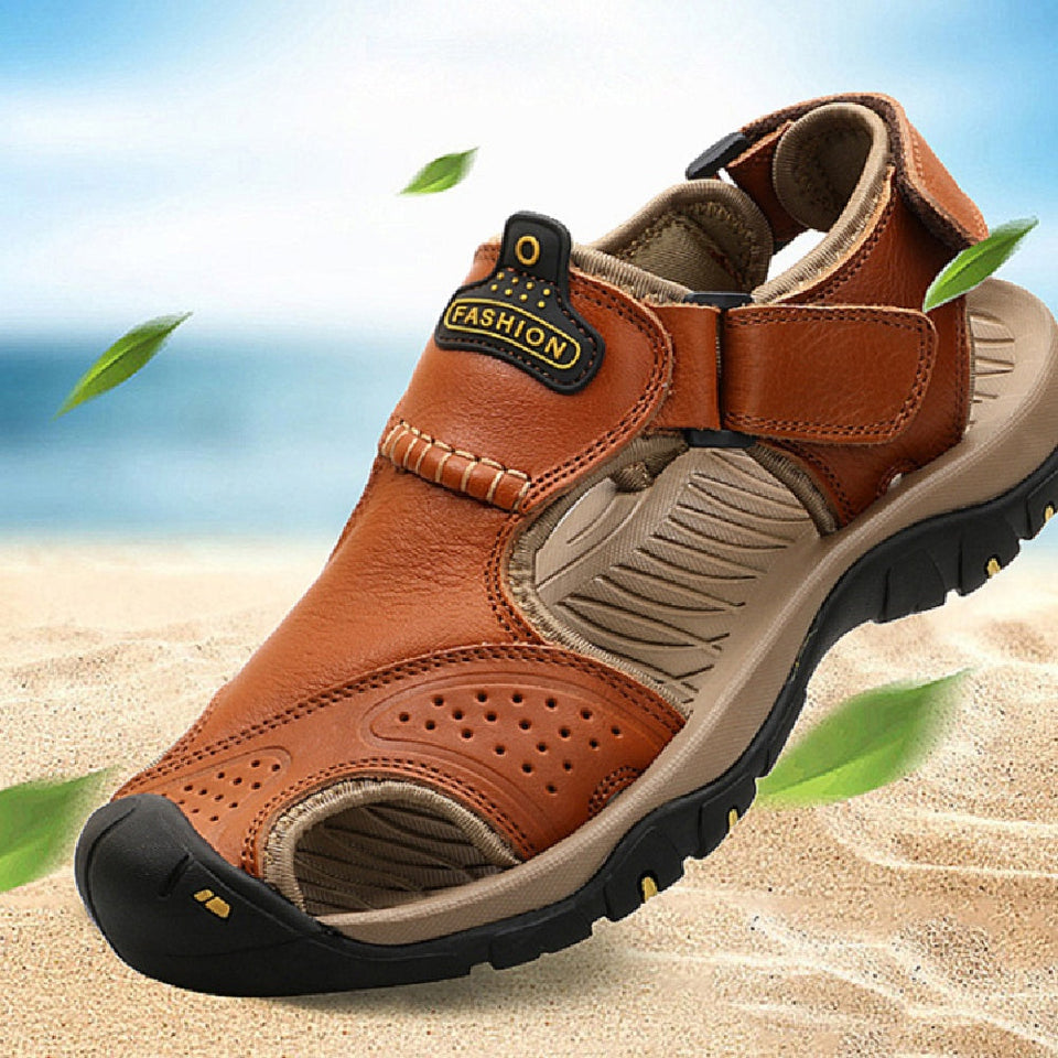 Chaussures de plage décontractées à bout fermé pour homme