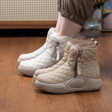 Bottes fourrées à plate-forme pour femmes