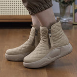 Bottes fourrées à plate-forme pour femmes