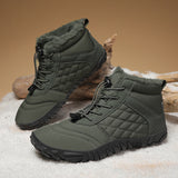 Chaussures d’hiver chaudes en coton, doublées en velours épais