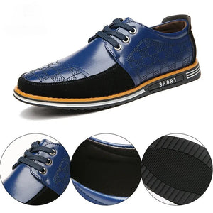 Chaussures à lacets décontractées d'automne pour homme.