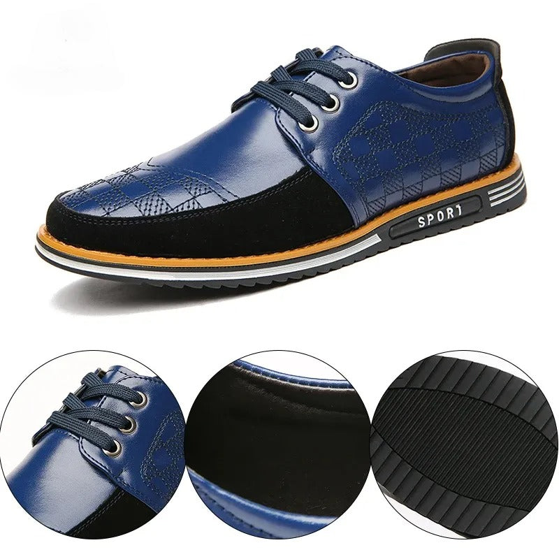 Chaussures à lacets décontractées d'automne pour homme.