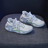 Baskets femme tendance à semelle épaisse en maille