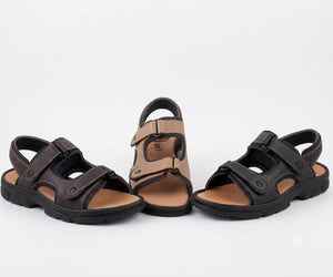 Chaussure en cuir pour homme avec semelle intérieure en cuir et gel
