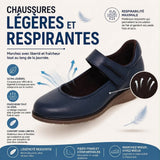 Chaussures en Cuir pour Femme – Élégance, Confort et Semelle Compensée 4 cm