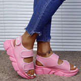 Sandales Compensées Crochet & boucle Pour femmes