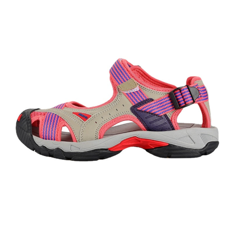 Sandales aquatiques Velcro réglables et antidérapantes pour femmes