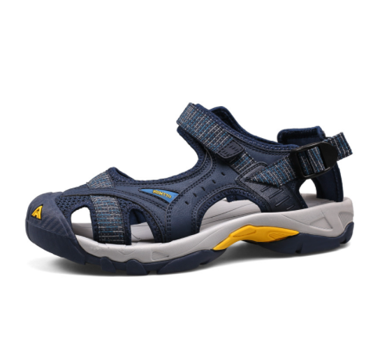 Sandales aquatiques Velcro réglables et antidérapantes pour hommes