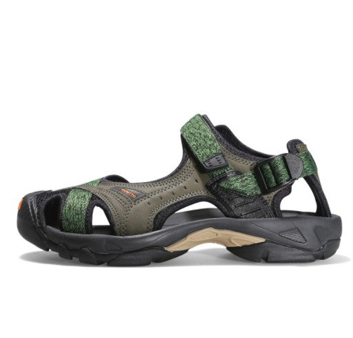 Sandales aquatiques Velcro réglables et antidérapantes pour hommes