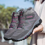 Bottines antidérapantes chaudes et confortables pour femmes