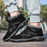 Bottines antidérapantes chaudes et confortables pour hommes