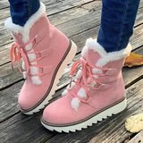 Bottes d’Hiver Fourrées Femme – Style Confort & Élégance
