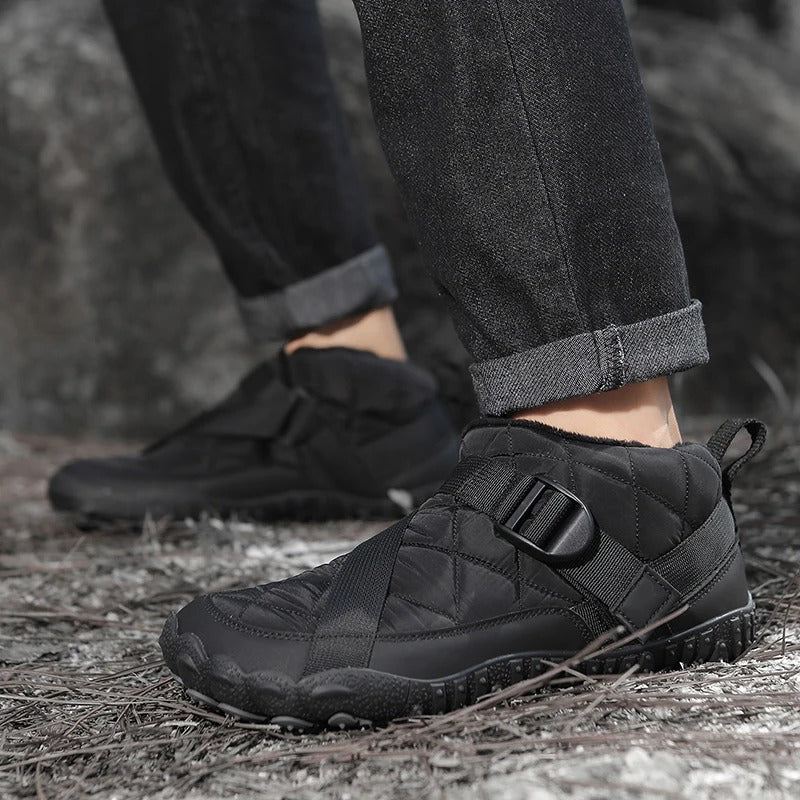 Bottes chaudes pour homme en cuir suédé (Style Britannique)