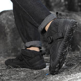 Bottes chaudes pour homme en cuir suédé (Style Britannique)