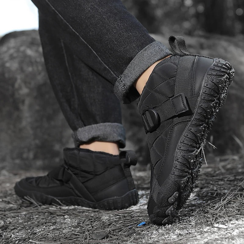 Bottes chaudes pour homme en cuir suédé (Style Britannique)