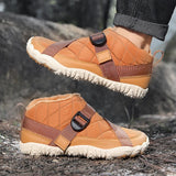 Bottes chaudes pour homme en cuir suédé (Style Britannique)