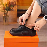 Bottines en cuir à fermeture éclair pour femmes