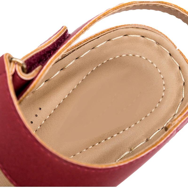 sandales décontractées et compensées pour femmes