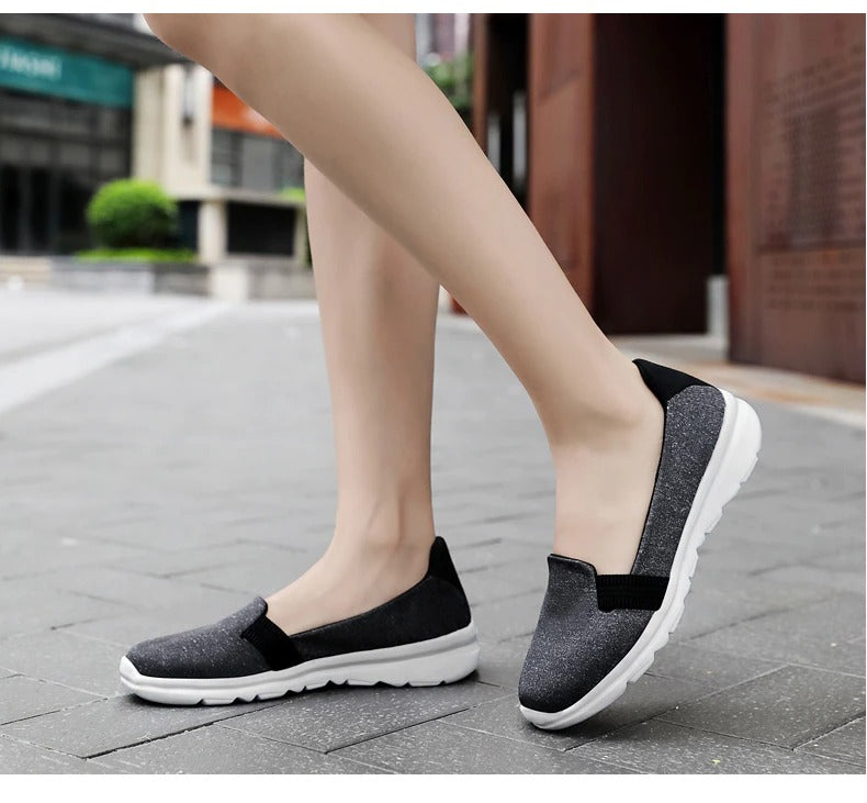 chaussures confortables à enfiler  pour femmes