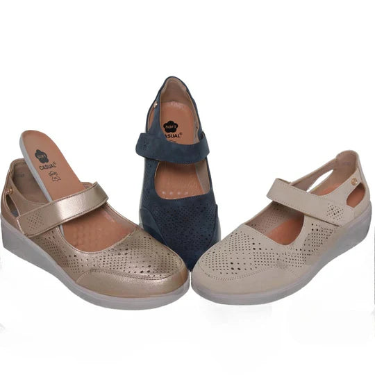 Chaussures velcro confortables pour Femme